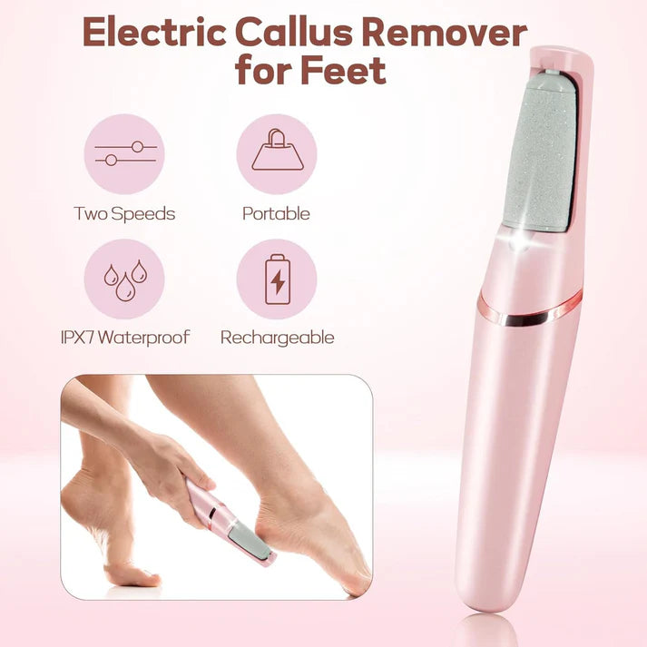 Electronic Cordless Pedicure Callus Dead Skin Remover Polishing Tool